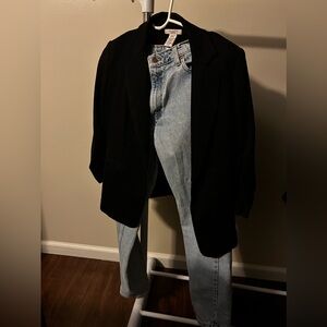 Blazer and Levi pants set